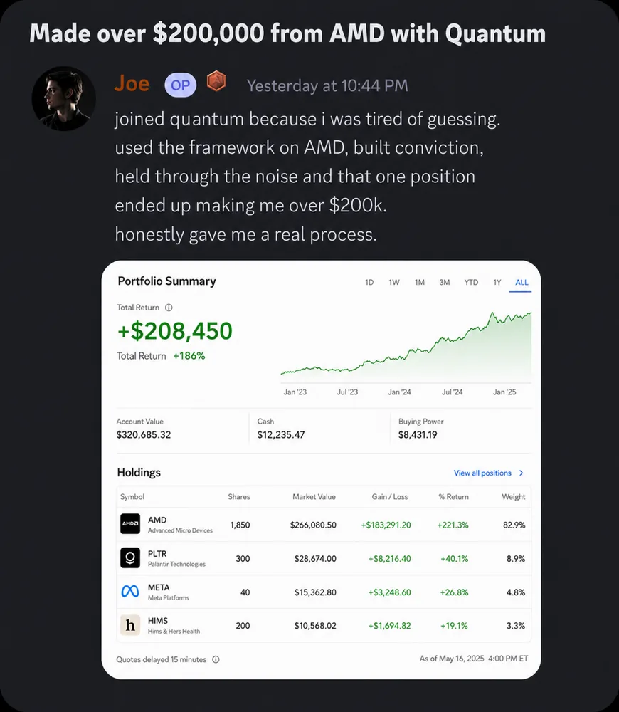 Joe client result
